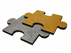 61006 - 01 Kauçuk Karo Puzzle Modeli Özel Renkler