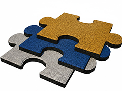 61006 - 04 Kauçuk Karo Puzzle Modeli Özel Renkler