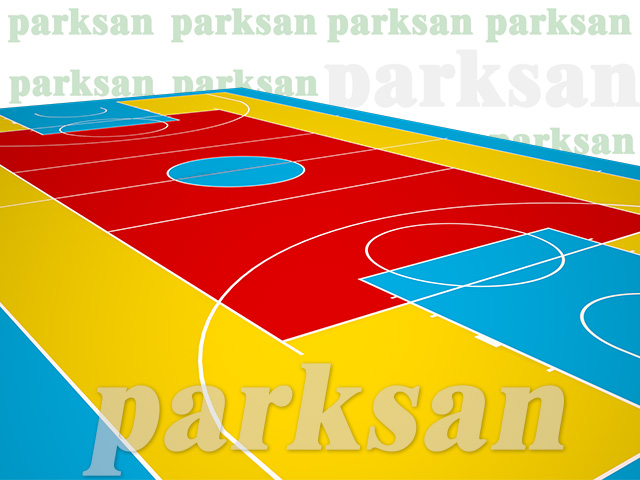 61400-03 Akrilik Zemin Kaplama Uygulaması (Basketbol+Voleybol Sahası)