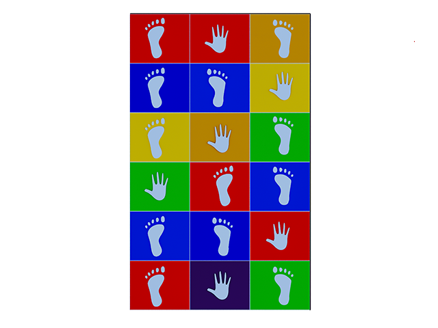 61500 - 35 Fiziksel Beceri Ve Denge Oyun Takımı 18'Lİ (50x50x2cm Özel Renk)