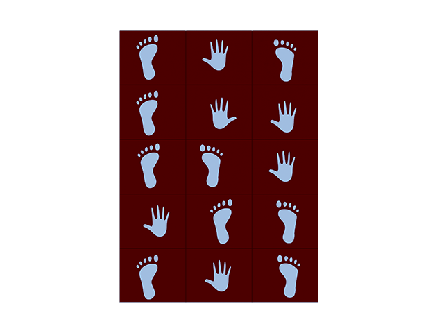 61500 - 09 Fiziksel Beceri Ve Denge Oyun Takımı 15'Lİ (40x40x2cm Bordo-Sarı-Siyah-Yeşil ve Beyaz )