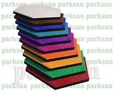 61204 - EPDM YÜZEYLİ KAUÇUK KARO ALTIGEN RENK KARTELASI