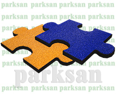 61202-01 Epdm Yüzeyli Kauçuk Karo Zemin Kaplama Puzzle Modeli
