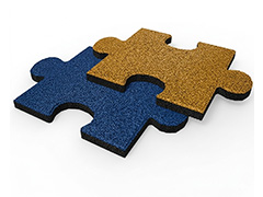 61006 - 03 Kauçuk Karo Puzzle Modeli Özel Renkler